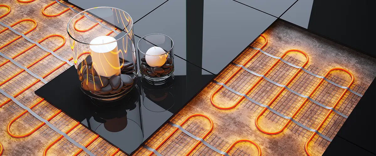Heated tile floors