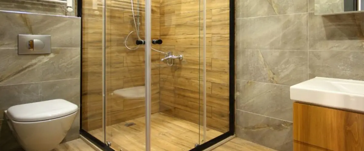 corner shower remodel
