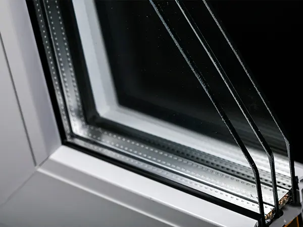 Fiberglass window material for frame