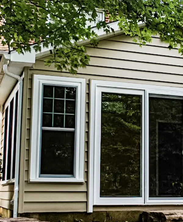 Window replacement and door replacement for a home addition