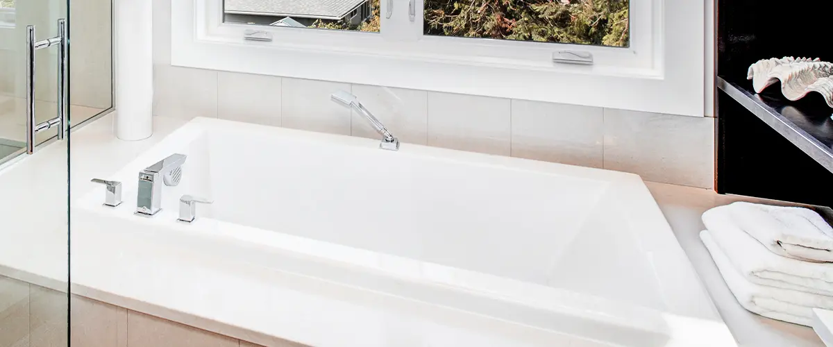 drop in bathtub installed by pellak construction